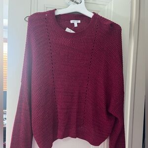 NWT beautiful crochet sweater - Abound brand, size XL. Never worn, NWT!